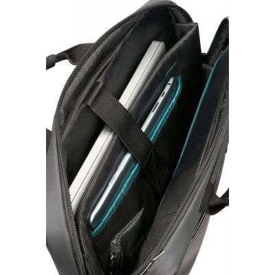 Сумка для ноутбука Qibyte Laptop Bag, темно-серая с черными вставками-7