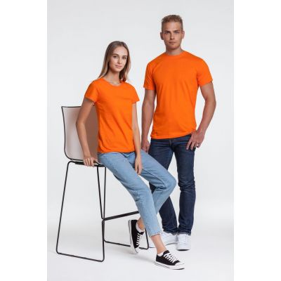 Футболка женская T-bolka Lady, оранжевая-5