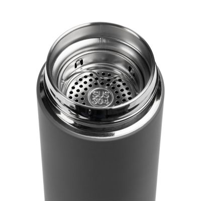 Термос с ситечком Percola, серый-2