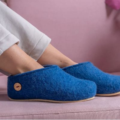 Домашние валенки Cant, синие (василек)-5