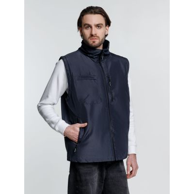 Куртка-трансформер унисекс Astana, темно-синяя-13