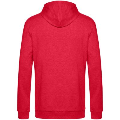 Толстовка с капюшоном унисекс Hoodie, красный меланж-1