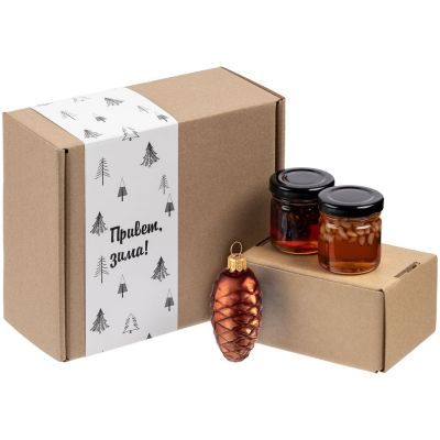 Набор «Шишки», коричневый-0