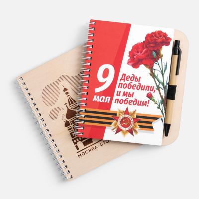 Блокнот на пружине Woodpad на заказ-1