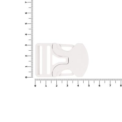 Застежка-пряжка односторонняя Triden, белый-2