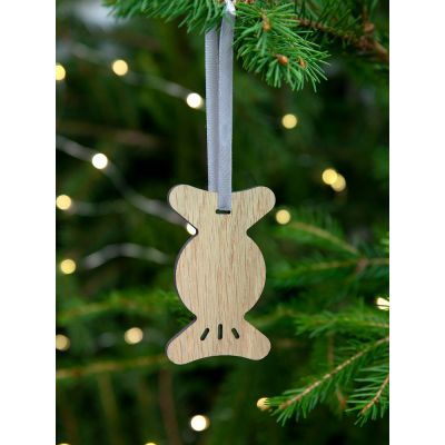 Деревянная подвеска Christmate, конфета-3