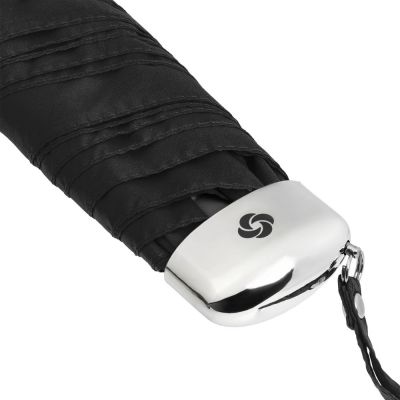 Зонт складной Karissa Ultra Mini, механический, черный-5