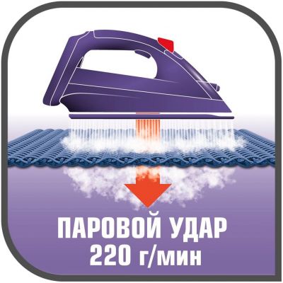 Паровой утюг TurboPro, фиолетовый-4