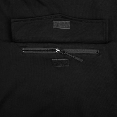 Худи унисекс с карманом на груди Chest Pocket, черное-3