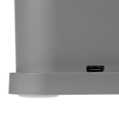 Зарядная станция с часами и подсветкой Large Charge, серая-13