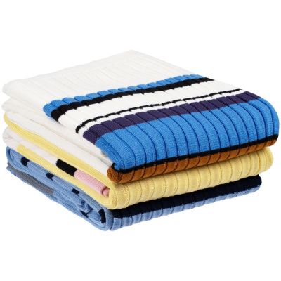 Плед Friolenta, желтый с розовым-4