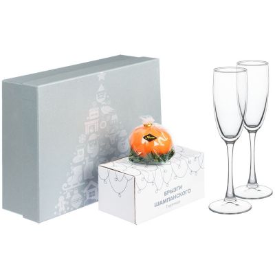 Набор Sparkling Year со свечой «Мандарин»-0