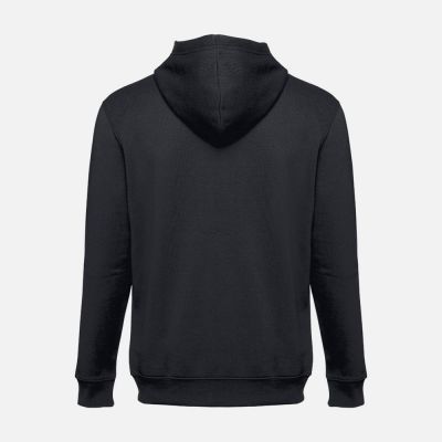 Толстовка мужская на молнии с капюшоном Amsterdam, черная-3