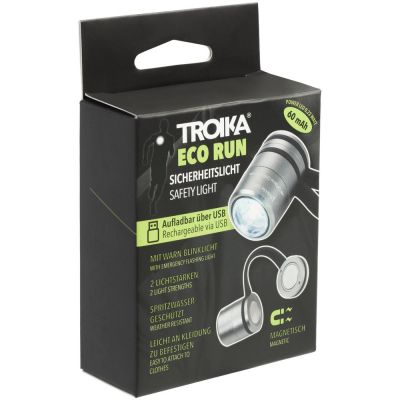 Фонарик Eco Run, серебристый-7