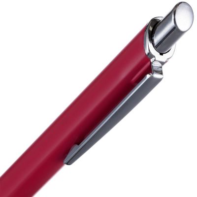 Ручка шариковая Konvent, матовая, красная-3