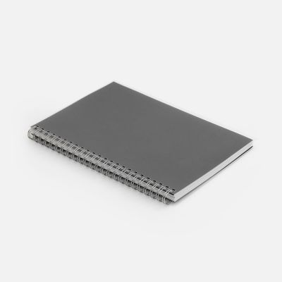 Блокнот на пружине Novalis, черный-0