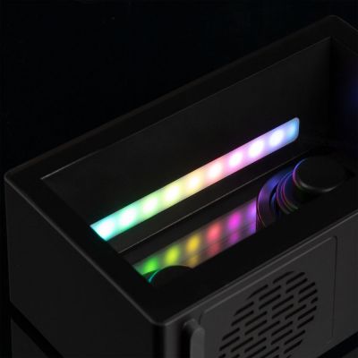 Bluetooth-колонка со светомузыкой Sensofonic, черная-8