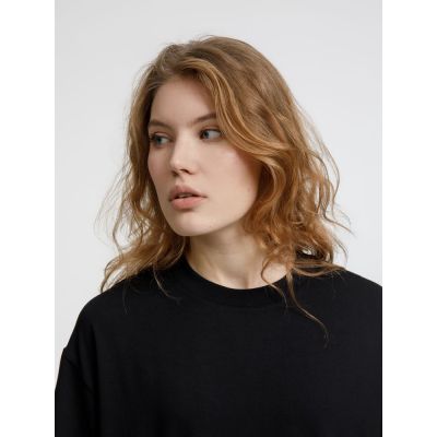 Футболка оверсайз унисекс Lavinia, черная-4