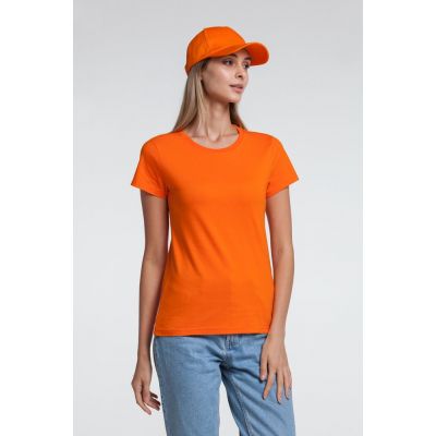 Футболка женская T-bolka Lady, оранжевая-4