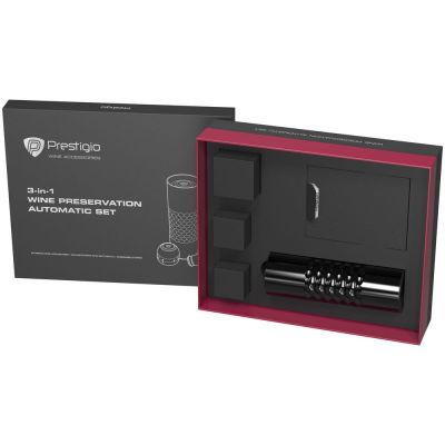Набор для хранения вина Prestigio, черный-4