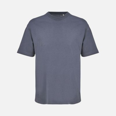 Футболка оверсайз мужская Boxy Men, темно-серая (графит)-0