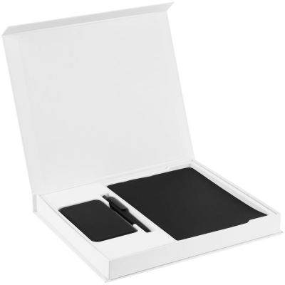 Коробка Daily Touch под ежедневник, аккумулятор и ручку, ver. 2, белая-2