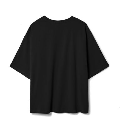 Футболка унисекс оверсайз Street Vibes, черная-1