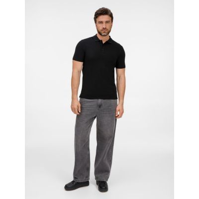 Рубашка поло унисекс Tervise, черная-7