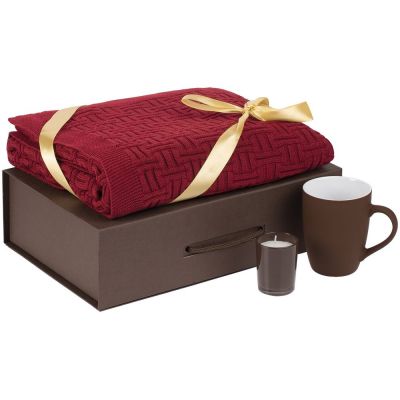 Набор «Домашний уют», бордовый-0