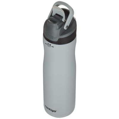 Термобутылка Autoseal Chill, вакуумная, серая-3