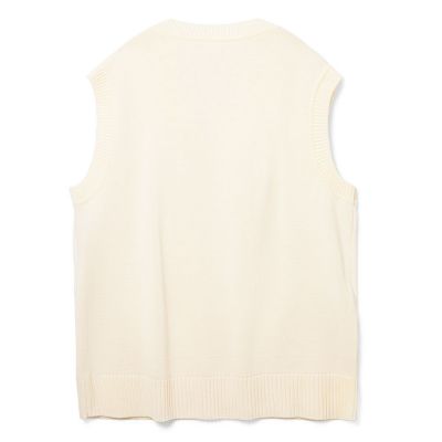 Жилет оверсайз унисекс Tad в сумке, молочно-белый-1