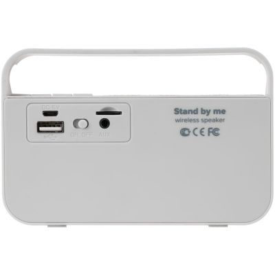 Беспроводная колонка Stand by Me, светло-серая-8