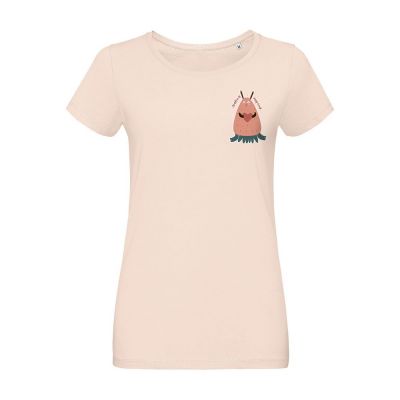 Футболка женская «Любоф-моркоф II», розовая-0