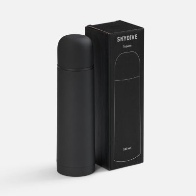 Термос Skydive, ver.2, черный-5