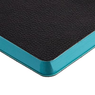 Ежедневник Boom, недатированный, черный с бирюзовым-4