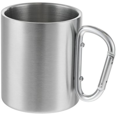 Кружка Trek, с серебристой ручкой-карабином-0