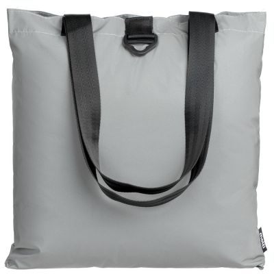 Шопер Manifest из светоотражающей ткани, серый-1