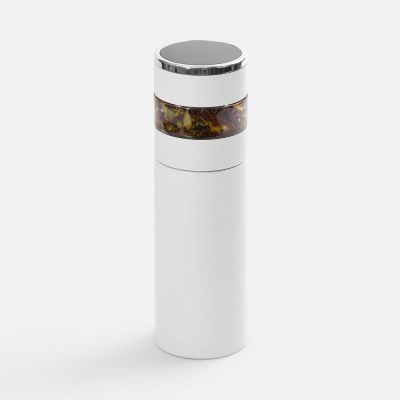 Смарт-бутылка с инфьюзером Thermory, белая-0