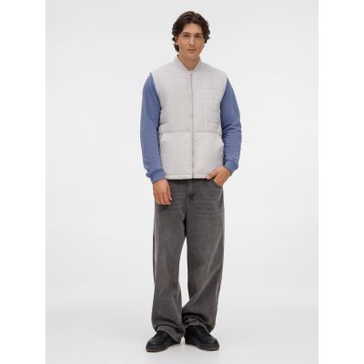Жилет унисекс Warmbridge, светло-серый-9