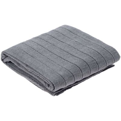 Плед Pluma, темно-серый (графит)-4