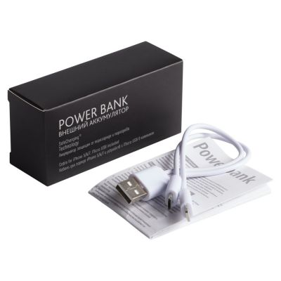 Внешний аккумулятор Easy Metal 2200 мАч, серебристый-5