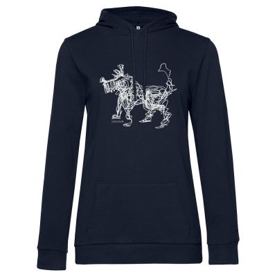 Худи «Собака Каляка», темно-синее-0