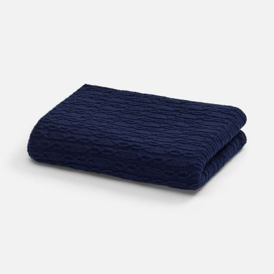 Плед Knitline, темно-синий (сапфир)-0