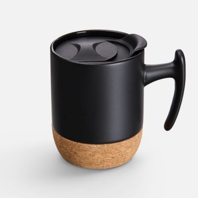 Кружка Corky Grip, черная-0