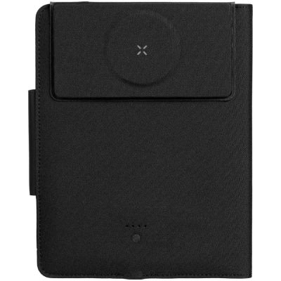 Органайзер Midstream, с блокнотом и аккумулятором, черный-1