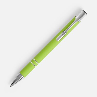 Ручка шариковая Keskus Soft Touch, зеленое яблоко-1