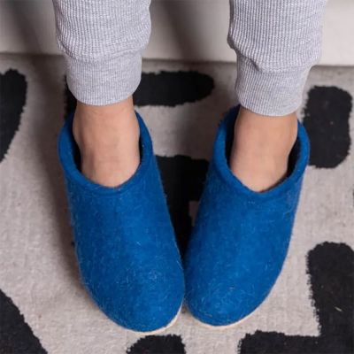 Домашние валенки Step, синие (василек)-5