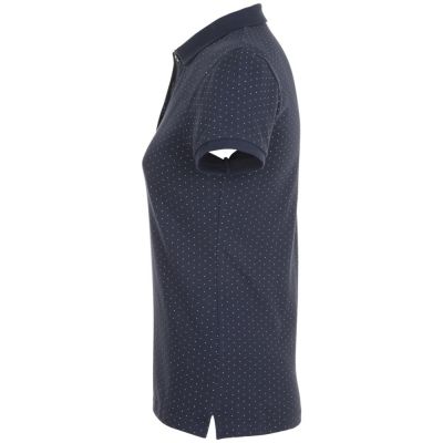 Рубашка поло женская Brandy Women, темно-синяя с белым-2