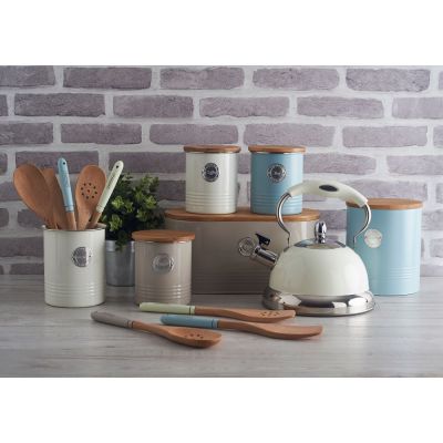 Емкость для хранения чая Living, голубая-5