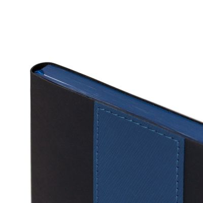 Ежедневник Bookmark, недатированный, черный с синим-5
